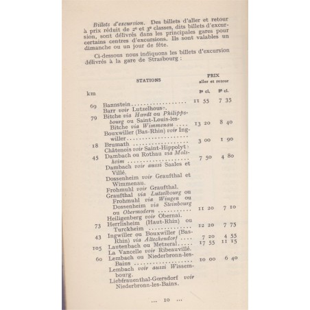 Strasbourg, syndicat d'initiative de tourisme, 1923 - guide touristique Alsace 1923