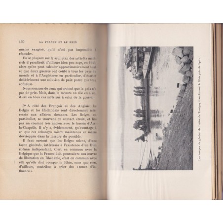 La France et le Rhin, Commandant Mangin, 1945 - Allemagne, guerre 1914-18, 2e guerre mondiale