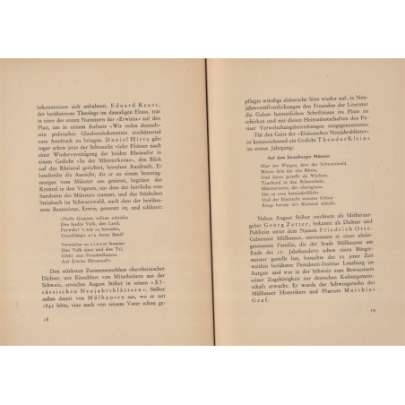 Der Sundgau, Albert Schöder, Karl Walter, Kultur and Kunst - Art Haut-Rhin, alsatiques