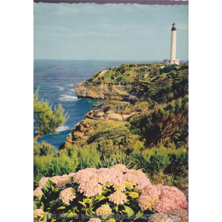 Biarritz, le phare - carte postale département Pyrénées-Atlantiques