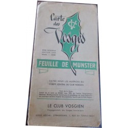 Carte des Vosges, feuille...