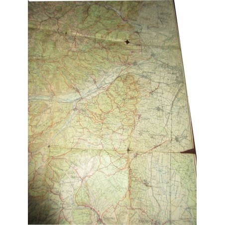 Carte des Vosges, feuille de Munster, 1952, Le Club Vosgien - tourisme Alsace