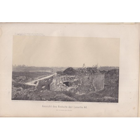 Belagerung von Strassburg im 1870, R. Wagner, 1878 - Siège et bombardement de Strasbourg en 1870, guerre franco-prussienne,