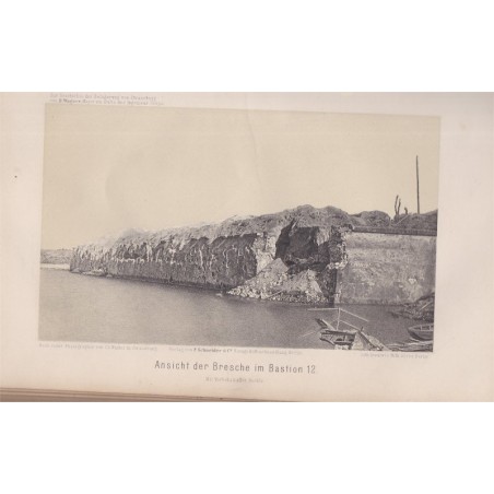 Belagerung von Strassburg im 1870, R. Wagner, 1878 - Siège et bombardement de Strasbourg en 1870, guerre franco-prussienne,