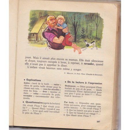 Belles pages de français, cours élémentaire première année 1972, Tronchère