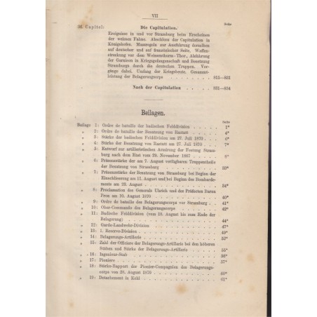 Belagerung von Strassburg im 1870, R. Wagner, 1878 - Siège et bombardement de Strasbourg en 1870, guerre franco-prussienne,