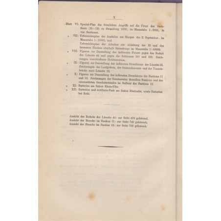Belagerung von Strassburg im 1870, R. Wagner, 1878 - Siège et bombardement de Strasbourg en 1870, guerre franco-prussienne,