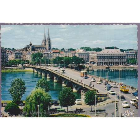 Bayonne, le pont Saint-Esprit sur l'Adour - carte postale département Pyrénées-Atlantiques