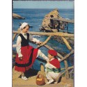 Groupe folklorique Chelitztarrak, Biarritz enfants basques - carte postale département Pyrénées-Atlantiques, folklore
