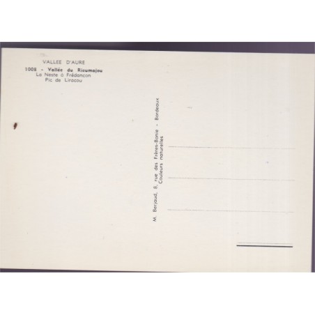 Vaches dans la vallée du Rieumajou - carte postale département Hautes-Pyrénées, animaux