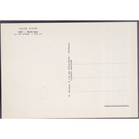 Saint-Lary, le Plâ d'Adet - carte postale département Hautes-Pyrénées