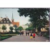 Niederbronn-les-Bains, du casino vers le Grand Hôtel - carte postale département Bas-Rhin,  station de cure