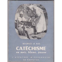 Catéchisme en noir blanc jaune, Maurice le Bas, 1955 - Soeurs catéchistes de Marie-Immaculée, missionnaires, Afrique, Madagascar