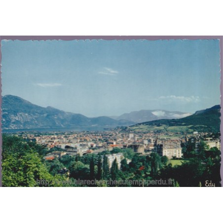 Aix-les-Bains, vue générale, les grands hôtels - carte postale département Savoie