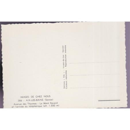 Aix-les-Bains, avenue des Thermes - carte postale département Savoie