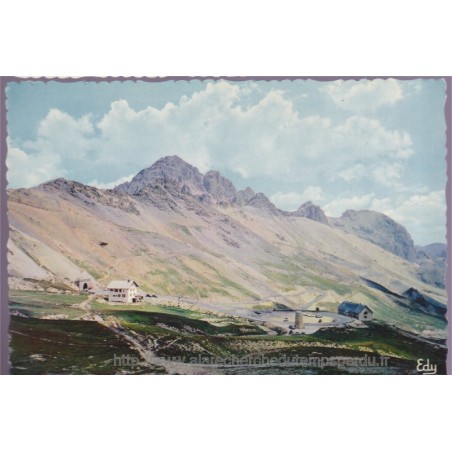 Chalet et tunnel du Galibier - carte postale département Savoie