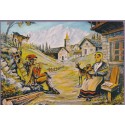 Peintre savoyard Canova, du pays rêvé de nos vacances - carte postale département Savoie, folklore