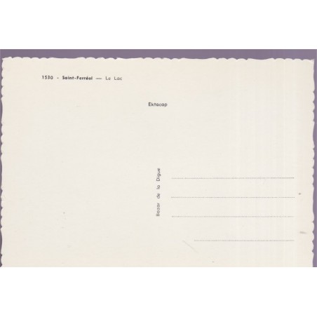 Saint-Ferréol, le lac - carte postale département 74 Haute-Savoie