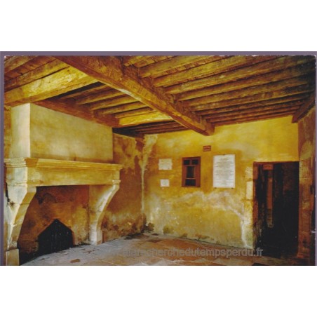 Domrémy, intérieur de la maison de Jeanne d'Arc, carte postale Vosges 88 - Jeanne d'Arc,
