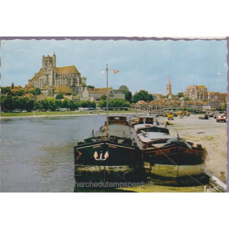 Auxerre, l'Yonne, cathédrale et abbatiale - cartes postales Yonne 89