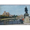 Auxerre, la statue Paul Bert, l'Yonne - cartes postales Yonne 89