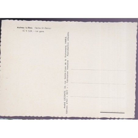 Aulnay-sous-Bois, la gare - cartes postales Seine-Saint-Denis 93