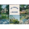 Aulnay-sous-Bois, les jardins d'Aulnay - carte postale Seine-Saint-Denis 93, Aulnay sous-bois,