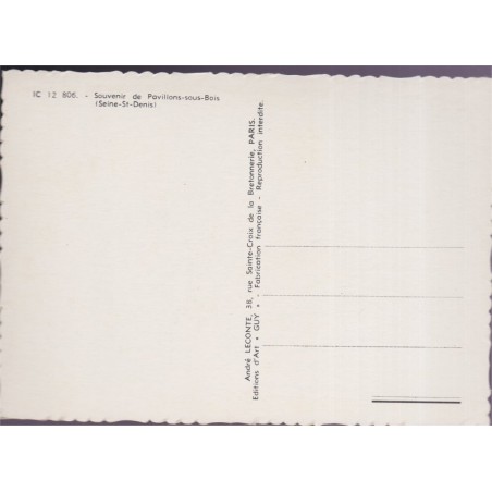 Pavillons-sous-Bois, souvenir - carte postale multi-vues Seine-Saint-Denis 93