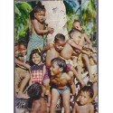 Micronésie, îles Ellicée  - cartes postales Océanie, Oeuvre Pontificale missionnaire des enfants