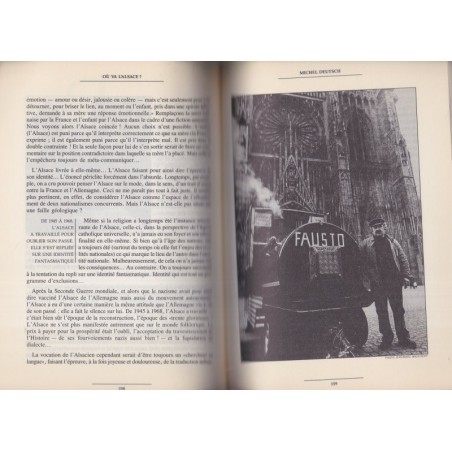 Saisons d'Alsace N°110, où va l'Alsace, 1990 - régionalisme, revues alsatiques