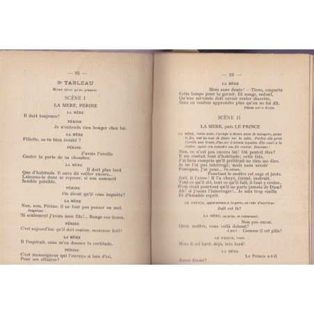 Le valet noir, dédicacé par Maurice Pottecher, 1927 - Théâtre du Peuple, théâtre lorrain, Vosges -