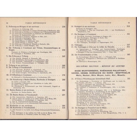 Bords du Rhin, Forêt-Noire, Pays rhénans, Guides Bleus 1965 - tourisme Alsace, Allemagne,