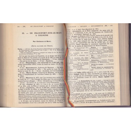 Bords du Rhin, Forêt-Noire, Pays rhénans, Guides Bleus 1965 - tourisme Alsace, Allemagne,