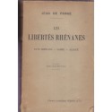 Les libertés rhénanes, pays rhénans, Sarre, Alsace, Jean de Pange, 1922 - Droit local, politique Alsace, Allemagne