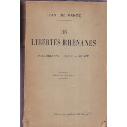 Les libertés rhénanes, pays...