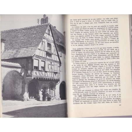 L'Alsace et les Vosges inconnues, guide-itinéraires, Georges Pillement, 1979 - tourisme Alsace