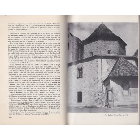 L'Alsace et les Vosges inconnues, guide-itinéraires, Georges Pillement, 1979 - tourisme Alsace