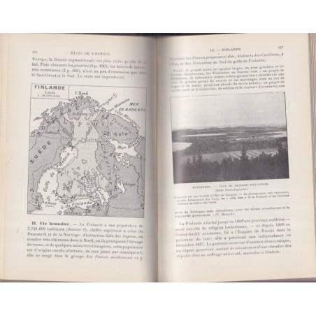 Cours de géographie Fallex, l'Europe moins la France, Gibert et Turlot, classe de 3e - manuels de géographie