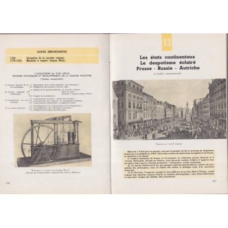 Les Temps Modernes, manuel d'histoire, classe de 4e, Personne et Ménard, 1959 - d'Henri IV au 1er Empire