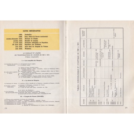 Les Temps Modernes, manuel d'histoire, classe de 4e, Personne et Ménard, 1959 - d'Henri IV au 1er Empire