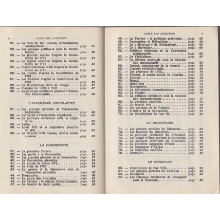 L'histoire au Baccalauréat, 1789 à 1851, Pierre Serryn - manuels d'histoire, annales d'histoire