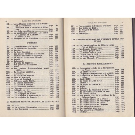 L'histoire au Baccalauréat, 1789 à 1851, Pierre Serryn - manuels d'histoire, annales d'histoire