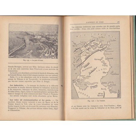 La France, étude régionale, et l'Union Française, classe de 3e, Hallynck et Ferré, 1948 - manuels de géographie