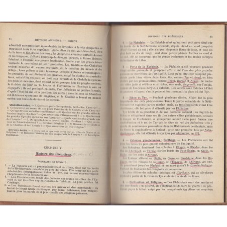 Histoire ancienne, Orient, Grèce, Rome, Alfred Baudrillard, 1914 - Antiquité, manuels d'histoire