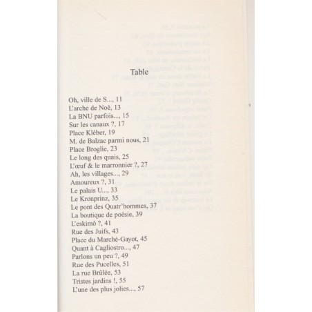 Rêveries d'un promeneur strasbourgeois, Jean-Paul Klée, 2001 - Strasbourg, littérature alsacienne