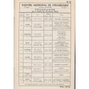 Théâtre Municipal de Strasbourg 1945-1946, programme du 11 mars au 19 mars 1946 - revues théâtre, spectacles