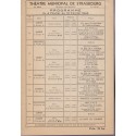 Théâtre Municipal de Strasbourg 1945-1946, programme du 4 février au 12 février 1946 - revues théâtre, spectacles