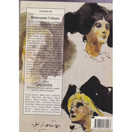 Saisons d'Alsace n°129, Réinventer l'Alsace, 1995 - revues alsatiques, dialecte alsacien