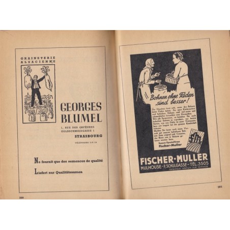 Der praktischer Gartenbau im Elsass, Adolphe Fabian, 1949 - jardinage, Alsace, botanique,