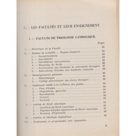 Livret de l'étudiant de l'Université de Strasbourg 1848 - enseignement universitaire, pédagogie, amicales scolaires, Alsace